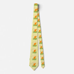 Thankful Vibes Squirrel Thunder_Cove Neck Tie