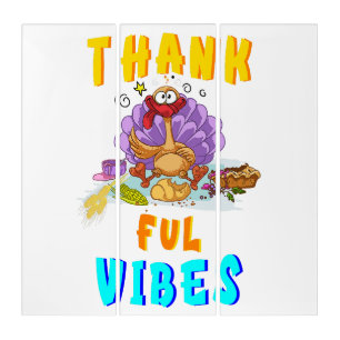 Thankful Vibes Triptych