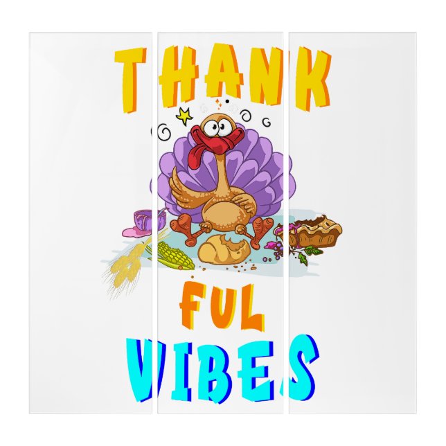 Thankful Vibes Triptych (Front)