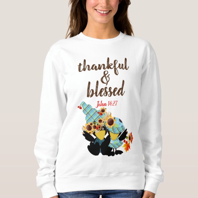 Thankful -  Women's Basic Sweatshirt (Front)
