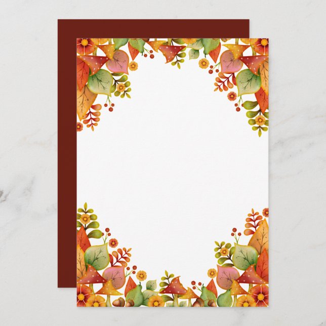 Thankgiving Card  (Front/Back)
