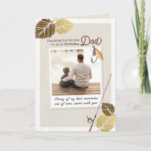 Thanking God for You Dad Birthday Card