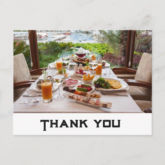 Thanking to hotel postcard (Front)