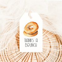 Thanks a Brunch Gift Tag with Bagels