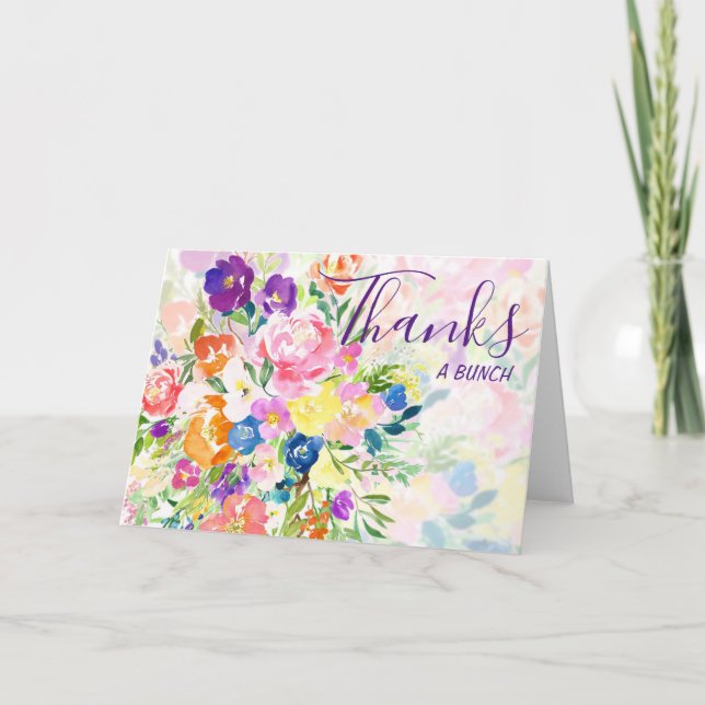 Thanks a Bunch Card (Front)