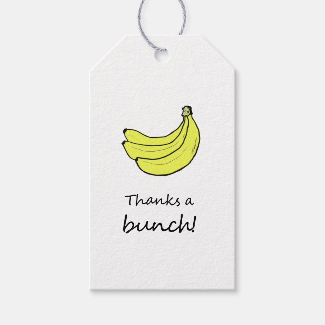 Thanks a Bunch Gift Tags (Front)