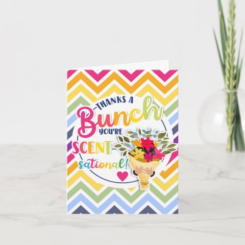 Thanks A Bunch Scent sational Thank You Card
