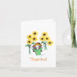 Thanks A Bunch! Thank You Card at Zazzle