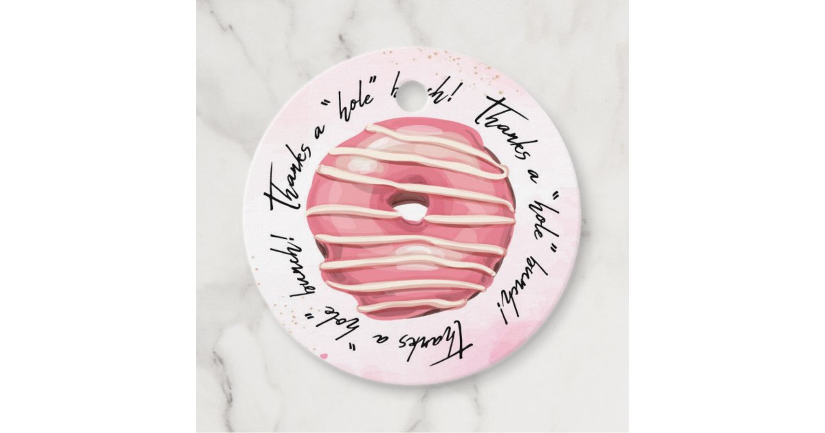 i luv you a hole lot plush donut