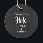 Thanks a Hole Bunch, Doughnut Holes Chalkboard Favor Tags<br><div class="desc">These are the perfect little gift tags. You can customize front and back text.</div>