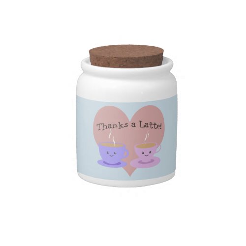 Thanks a Latte Candy Jar