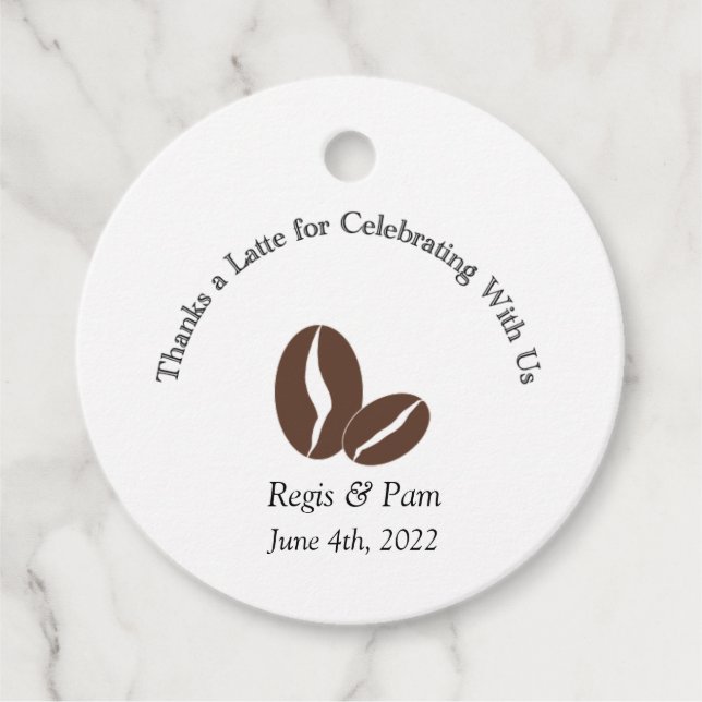 Thanks a Latte Tag (Front)