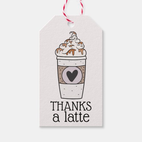 Thanks a Latte Thank You Tag