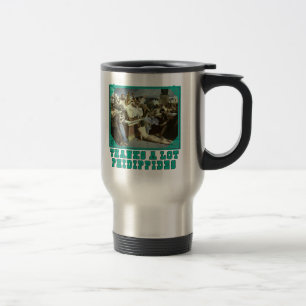 Thanks A Lot Phidippides Funny Marathon Tees Travel Mug