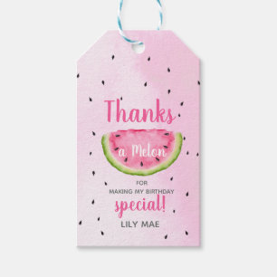 Thanks a Melon Thank you Tag, Favor Tag