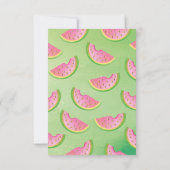 Thanks a Melon Watermelon Thank you note card | Zazzle