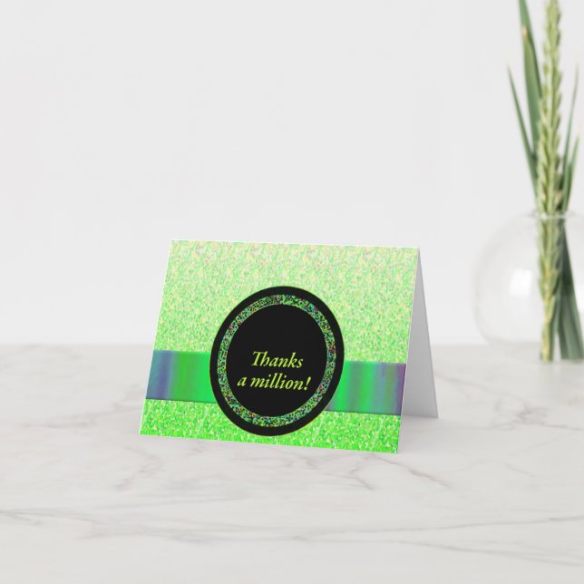 Thanks a Million Notecards (Front)