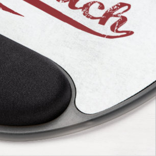 Thanks Baseball Coach Large Grunge Baseball Gel Mouse Pad