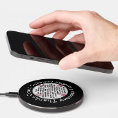 Thanks Baseball Coach with Team Names Wirele Wireless Charger (Hand)