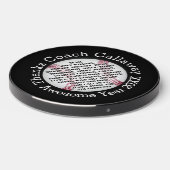 Thanks Baseball Coach with Team Names Wirele Wireless Charger (Front 2)