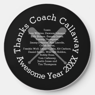 Thanks Baseball Coach with Team Names Wireless Charger