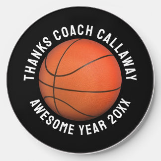 Thanks Basketball Coach with His Name and Year  Wireless Charger