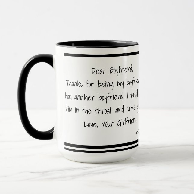 Thanks Boyfriend Mug (Left)