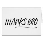 Thanks Bro Wedding Thank You Card Thanks Bro Wedding Thank You Card