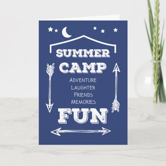 thanks-camp-counselor-fun-navy-blue-white-arrows-thank-you-card