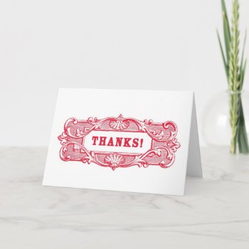 Thanks! Card by ericar70 at Zazzle