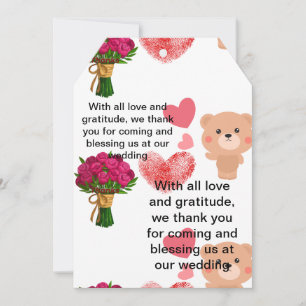 Thanks card