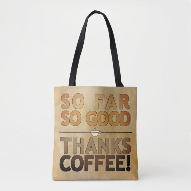 Thanks Coffee Tote Bag (Front)