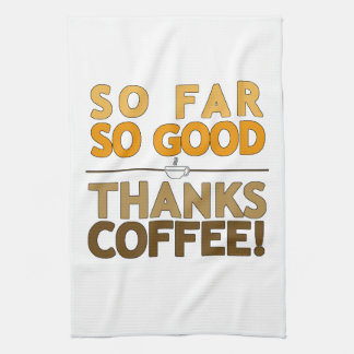 Thanks Coffee Towel