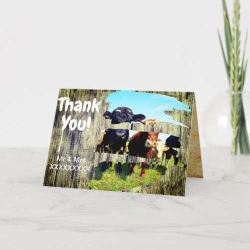 Thanks Farm Thank You Card