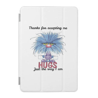 Thanks for Accepting Me Fuzzy Hugs Spiral Notebook iPad Mini Cover