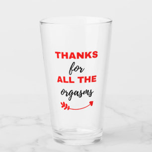 Thanks For All The Orgasms Black Glass