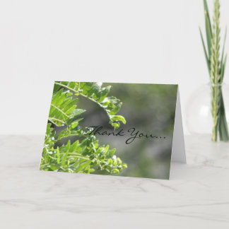Thanks for attending letterpress thank you card