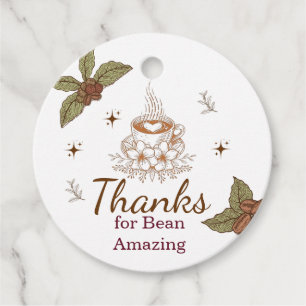 Thanks for Bean Amazing Coffee Gift Tag