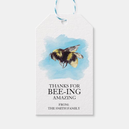 Thanks for Bee_ing Amazing Gift Tags