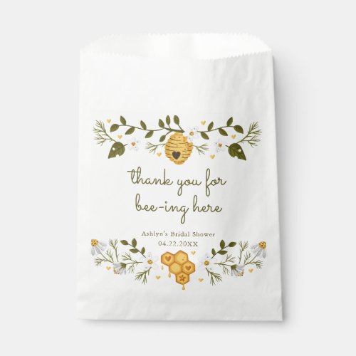 Thanks for Bee_ing Here Favor Bags