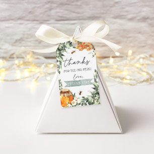 Thanks for Bee-ing Here Thank You Favor Gift Tags