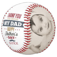 Thanks for being my Dad - Fathers Day Personalized Softball