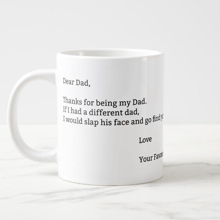 large dad mug