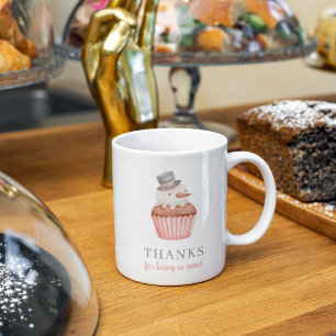 Thanks For Being So Sweet Snowman Cupcake Mug