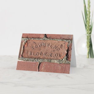 Thanks For Being Such a Brick - Thank You Card