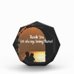 Thanks for being there acrylic award