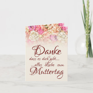 Thanks for being there - Mother's Day Card