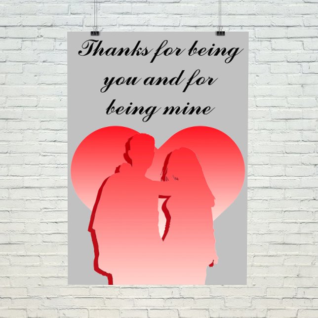 Thanks for being you photo print (Creator Uploaded)