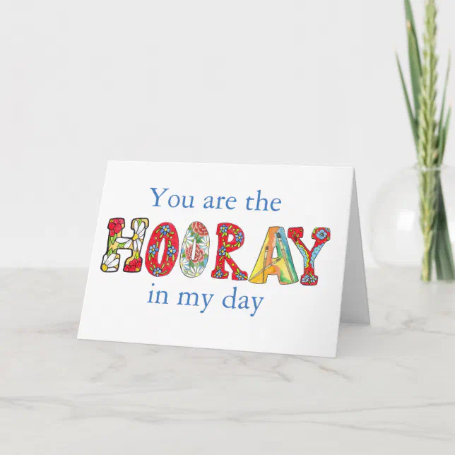 Thanks for cheering me up card | Zazzle