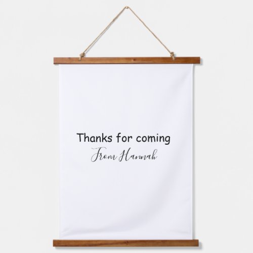 thanks for coming add name text message babyshower